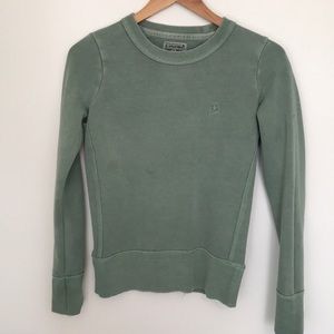 Green Converse sweater